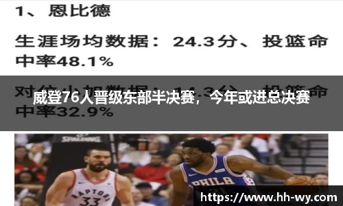威登76人晋级东部半决赛，今年或进总决赛