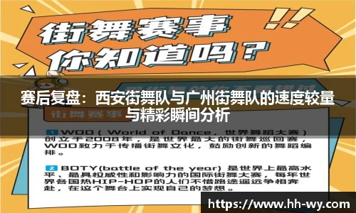 赛后复盘：西安街舞队与广州街舞队的速度较量与精彩瞬间分析